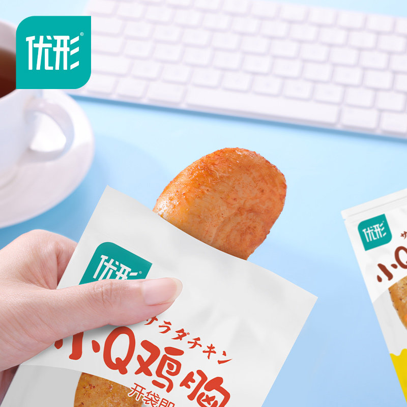 优形小q零食低脂高蛋白健身鸡胸肉 ishape优形鸡胸