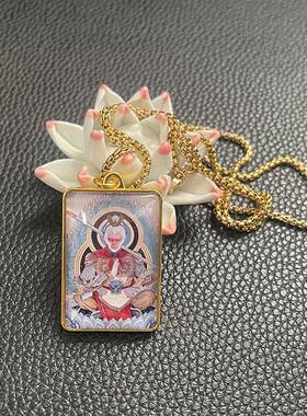 孙悟空双面项链齐天大圣孙行者斗战胜佛吊坠民族古风挂件毛衣链子