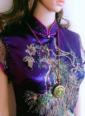 绿度母吊坠白度母佛像唐卡密宗二十一度母大白伞盖佛母嘎乌盒项链