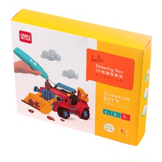 Ручка для граффити 得力3d打印笔儿童款公主三地立体低温女孩儿卡通的耗材比笔套装