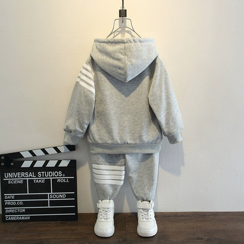 Детский осенний спортивный комплект для мальчиков, детская одежда, коллекция 2021