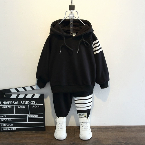 Детский осенний спортивный комплект для мальчиков, детская одежда, коллекция 2021