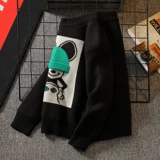 Детская осенняя летняя одежда, демисезонный осенний трикотажный свитер для мальчиков, коллекция 2022, подходит для подростков, в западном стиле