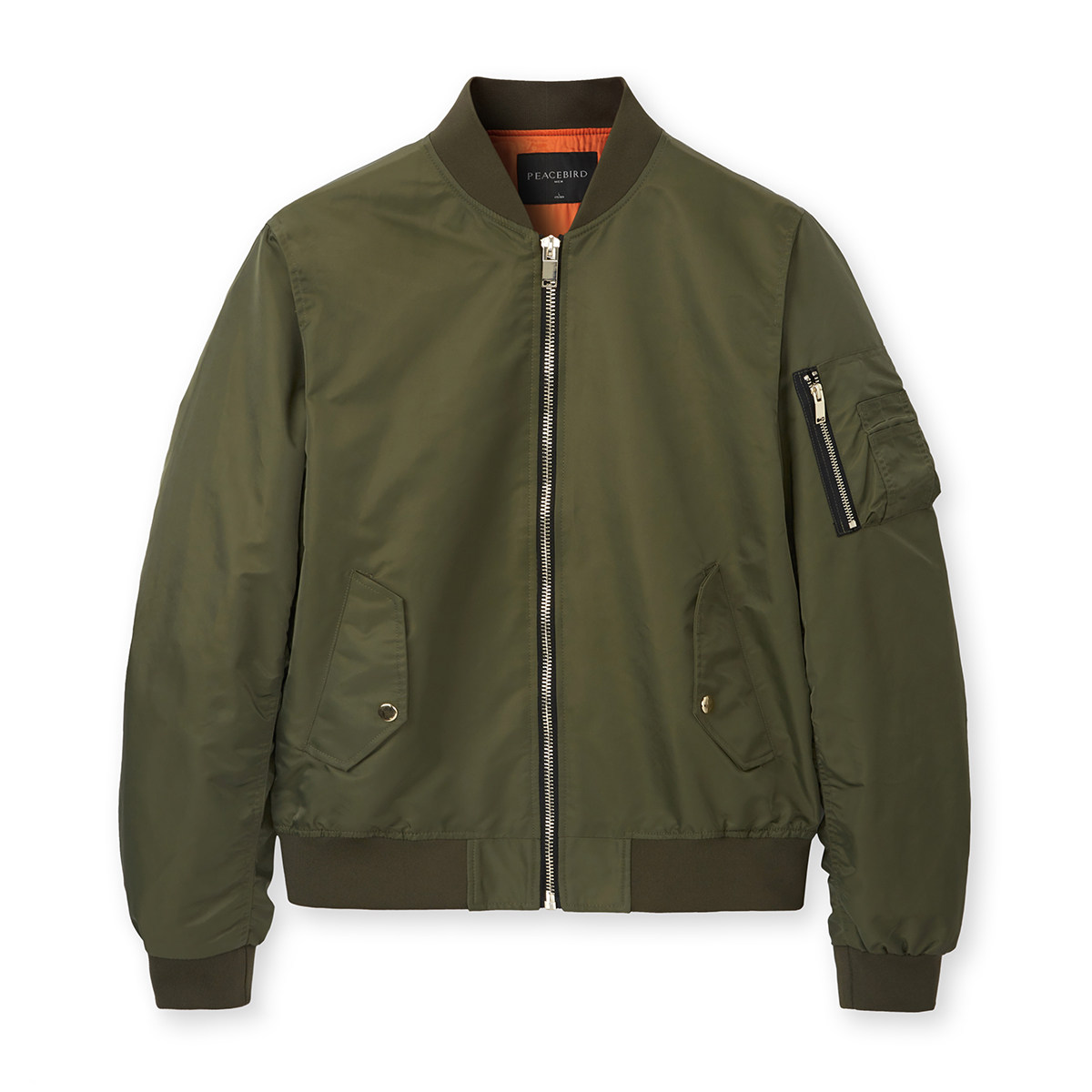 太平鸟男装2018秋季新款男士领夹克 太平鸟男装outlets店夹克