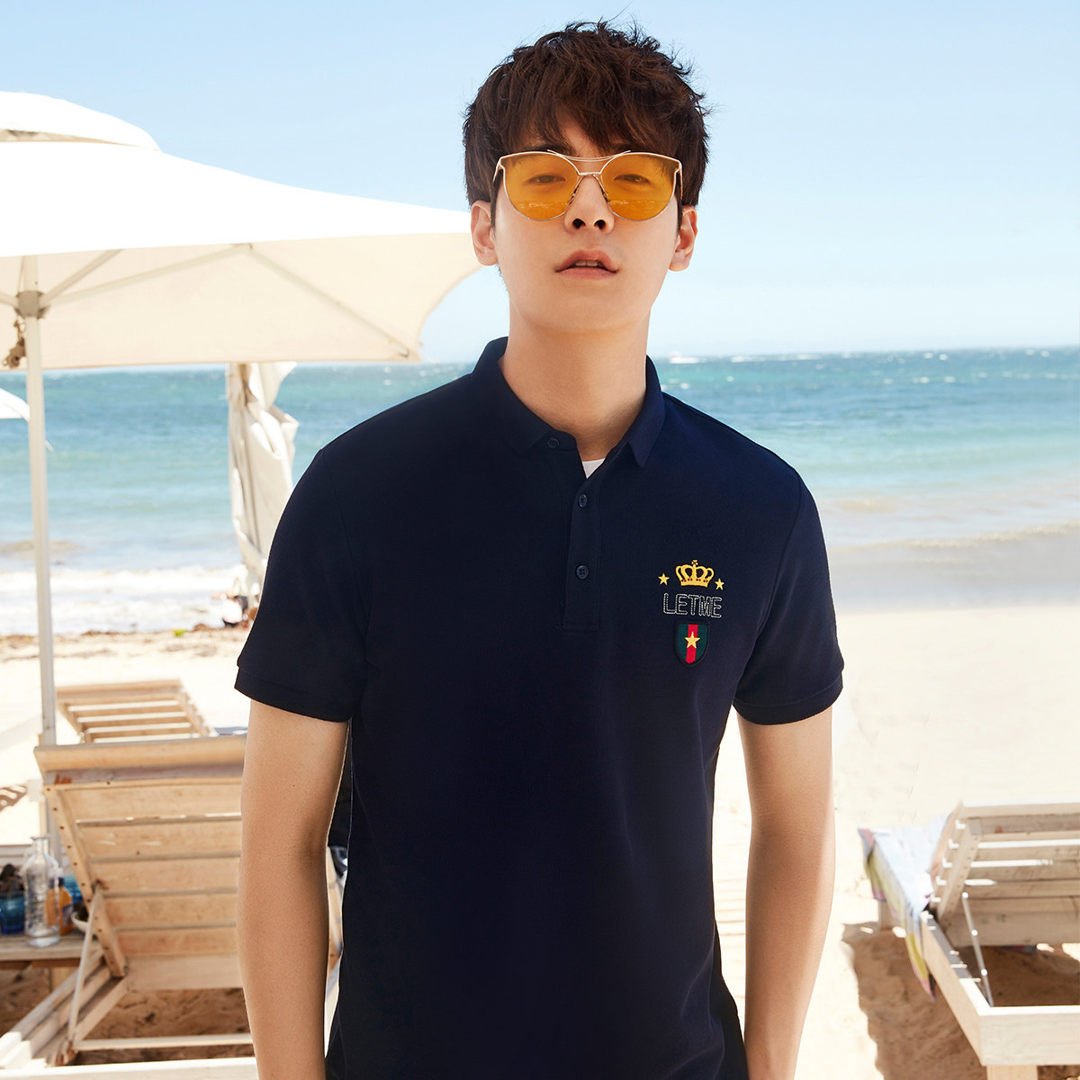  太平鸟男装outlets店Polo衫