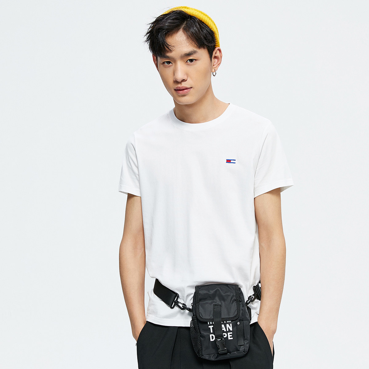 太平鸟男装短袖t恤男夏季t潮 太平鸟男装outlets店T恤