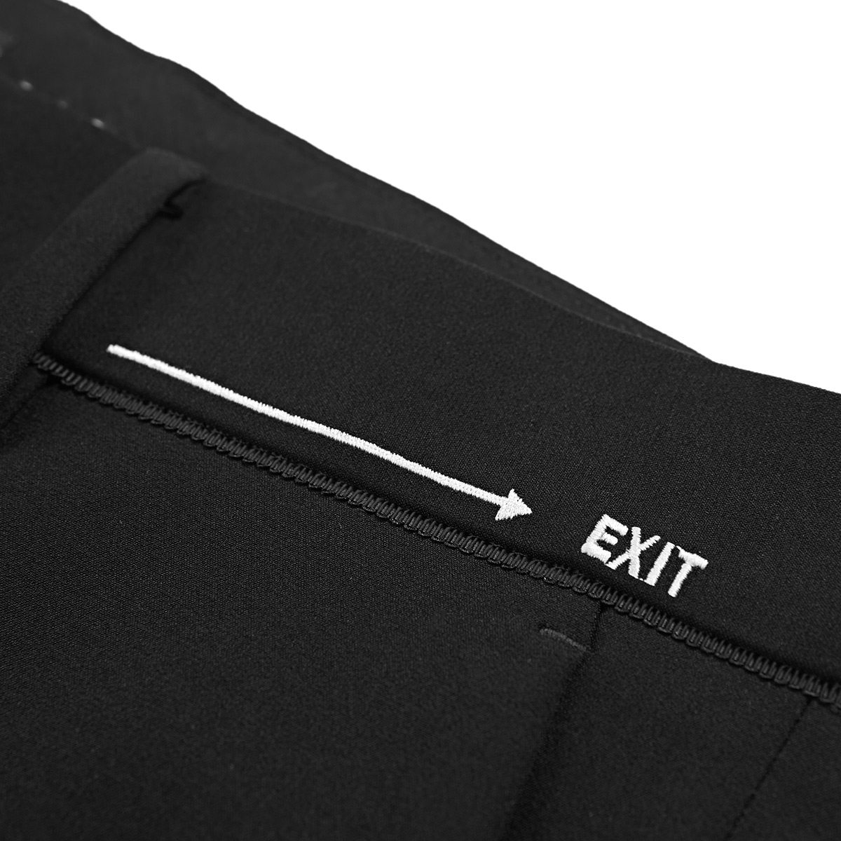 太平鸟男装男英文刺绣纯色休闲裤 太平鸟男装outlets店休闲裤