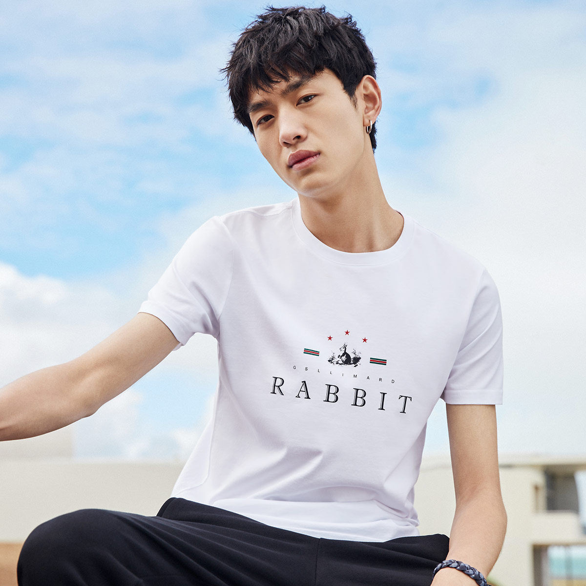 太平鸟男装夏季新品短袖青年 太平鸟男装outlets店T恤