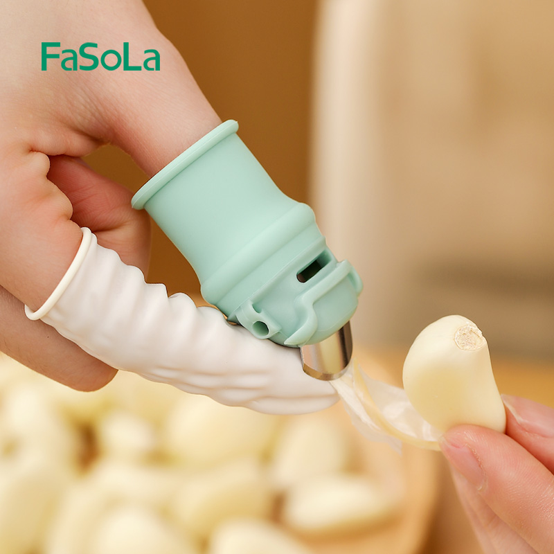FaSoLa择菜拇指刀厨房剥菜掐菜豆子豆角手指套摘花椒专用护甲指套 - 图2
