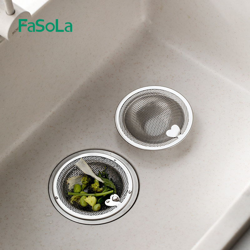 FaSoLa304不锈钢水槽过滤网厨房洗菜池洗碗池水池防堵通用过滤器,淘宝优惠券,粉丝福利购,淘宝优惠卷