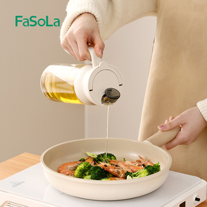 FaSoLa玻璃油壶家用厨房自动开合