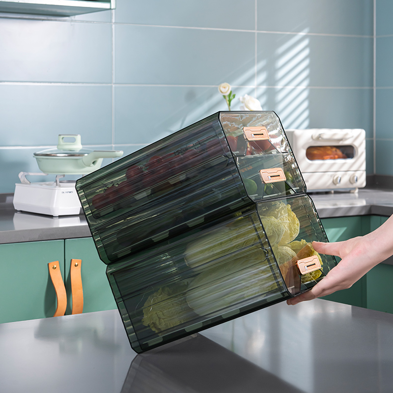 冰箱收纳盒食品级家用蔬菜水果冷冻保鲜盒子厨房鸡蛋饺子整理神器 - 图0