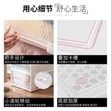 Пластиковый ящик для хранения, очень большая коробка для хранения, увеличенная толщина