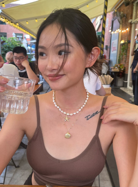 赵昭仪同款海星海螺项链