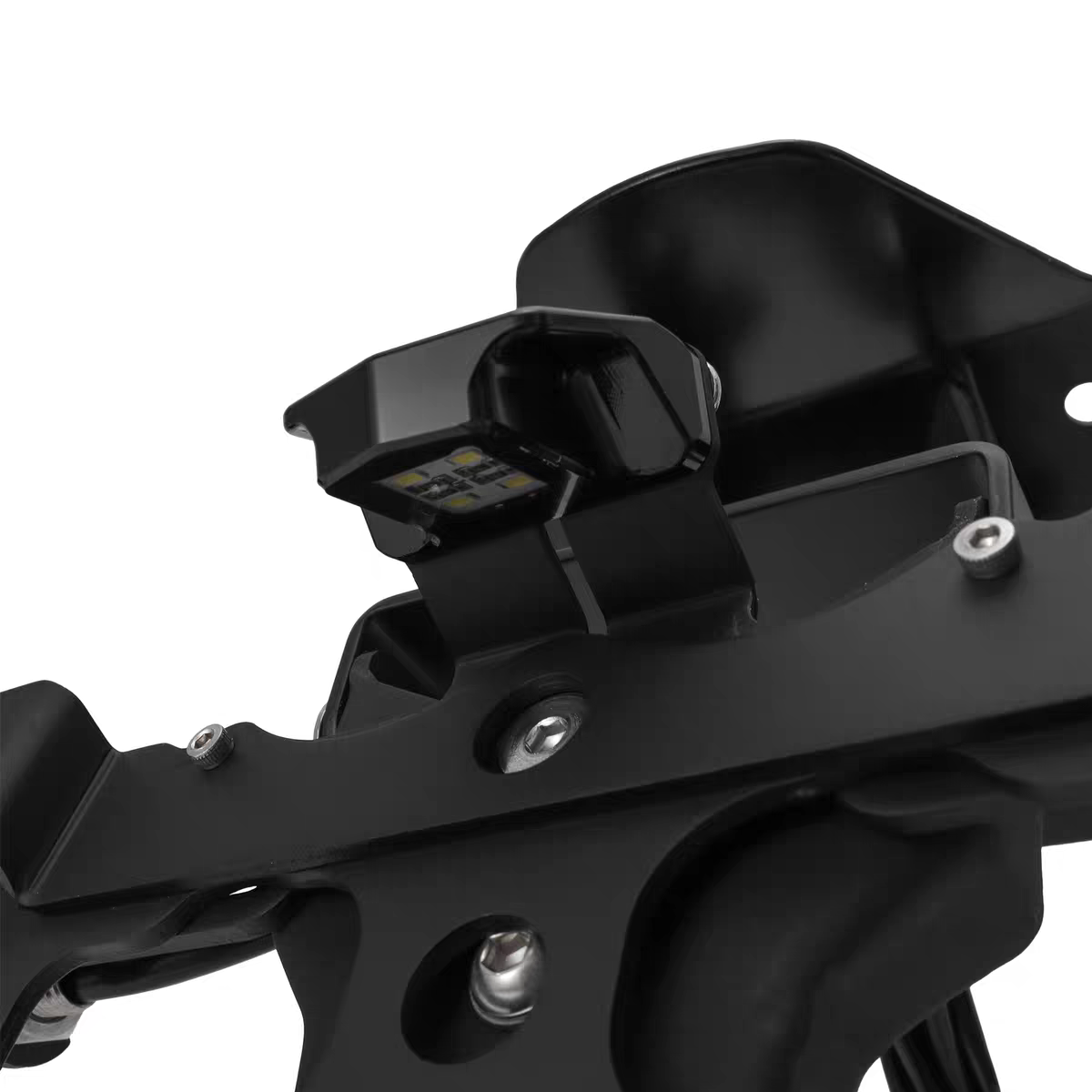 FULLREVRACING锋锐适用雅马哈R3/MT03改装短尾牌照架LED灯车牌架 - 图2