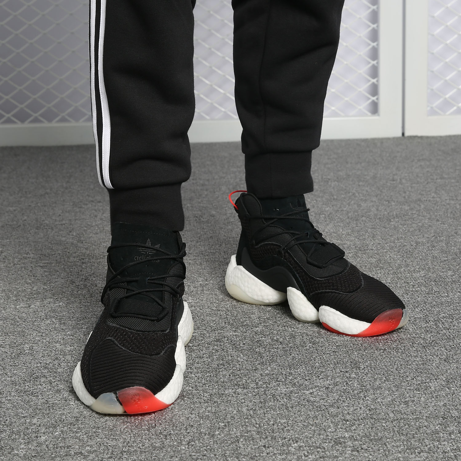 Adidas/阿迪达斯正品 Crazy BYW Boost 天足男子运动篮球鞋B37480 - 图2