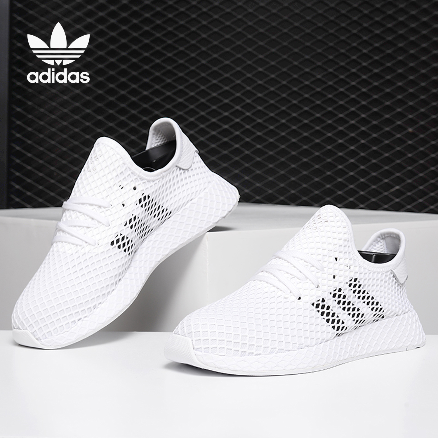 Adidas/阿迪达斯正品三叶草DEERUPT RUNNER男女运动鞋 DA8871-图0