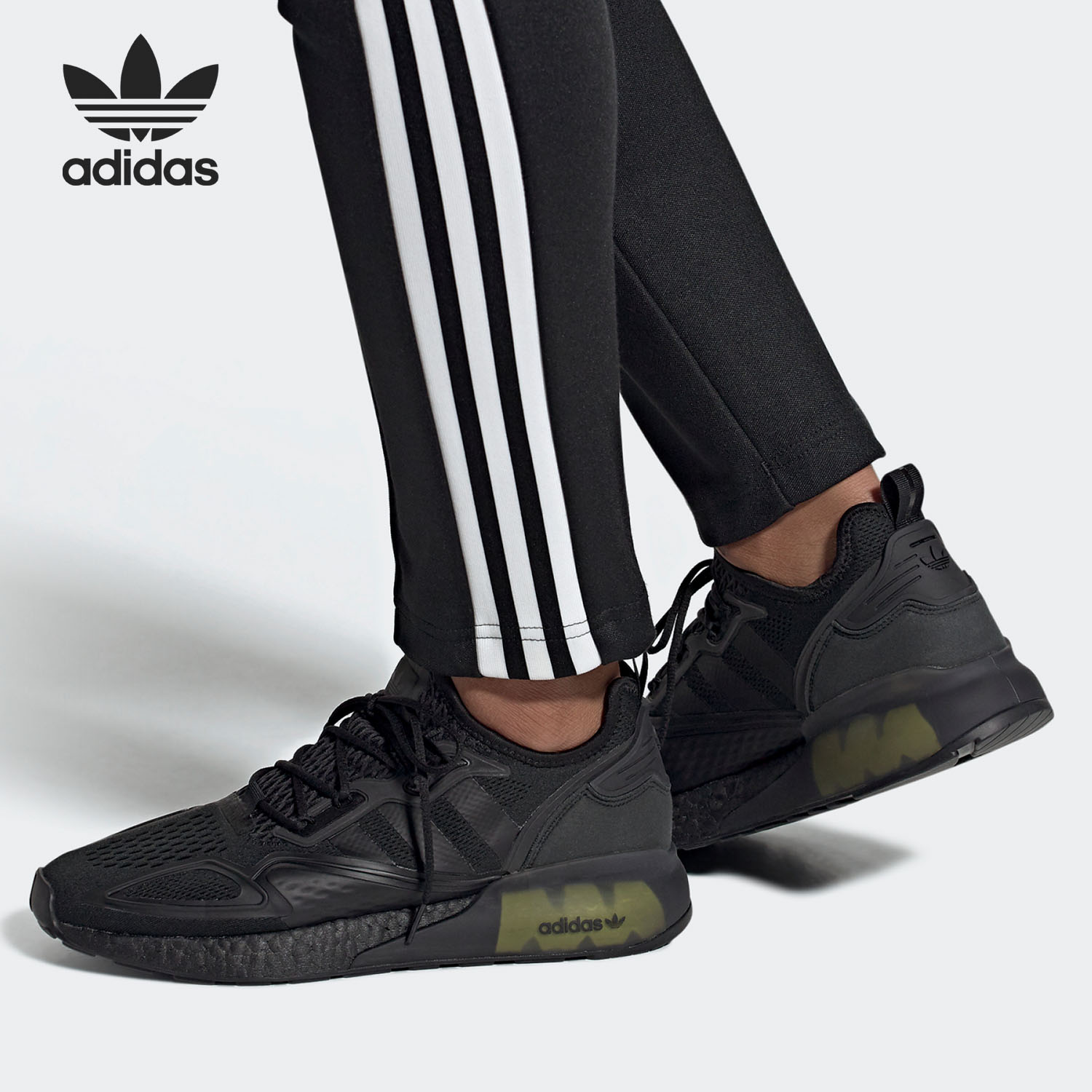 Adidas/阿迪达斯正品三叶草ZX 2K BOOST 男女经典运动鞋 FV8453 - 图0