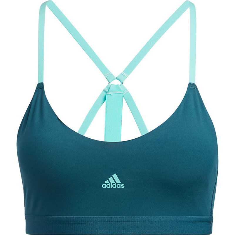 Adidas/阿迪达斯正品夏新款健身跑步休闲女子运动内衣 GM2797-图3