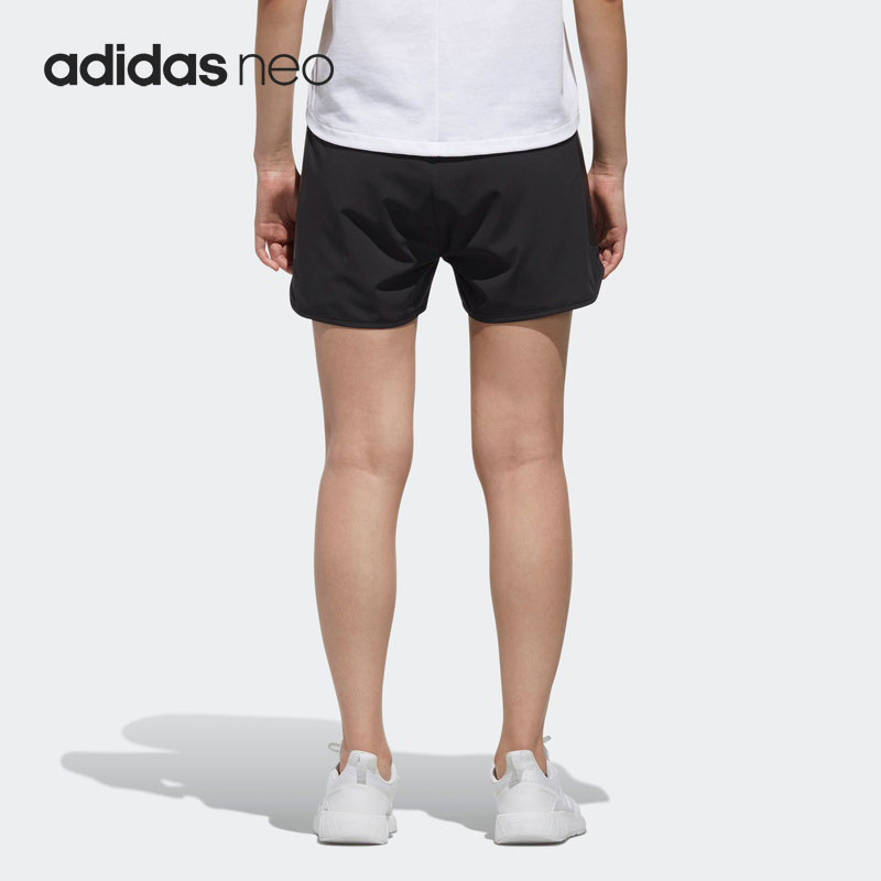 Adidas/阿迪达斯正品NEO休闲女子时尚潮流运动简约短裤DU2405 - 图0