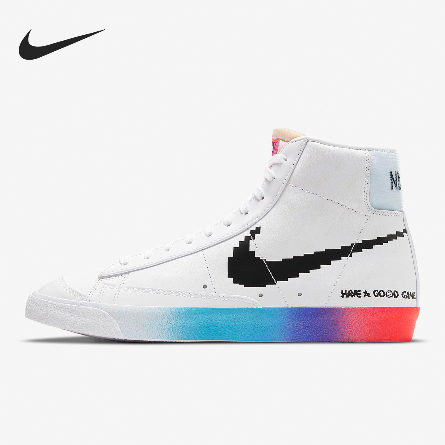 Nike/耐克正品Nike Blazer Mid 77电玩像素电竞镭射休闲鞋 DC3280 - 图0