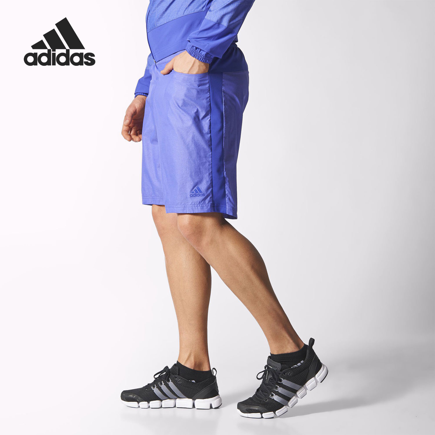 Adidas/阿迪达斯正品夏季新款男子休闲运动透气短裤 S09926 - 图0