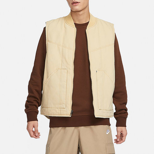 Nike/耐克正品Life男士复古宽松休闲工装坎肩棉马甲FQ1862 - 图1