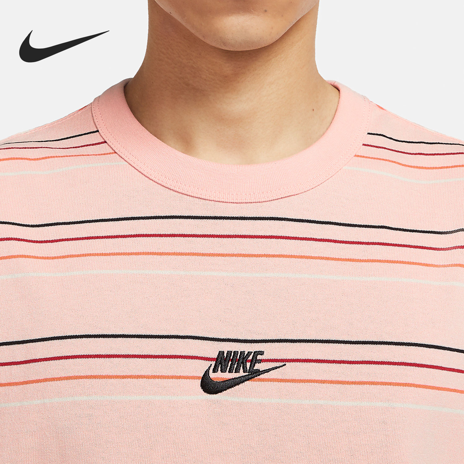 Nike/耐克正品SPORTSWEAR 夏新款男子运动短袖T恤DB6532-800 - 图1