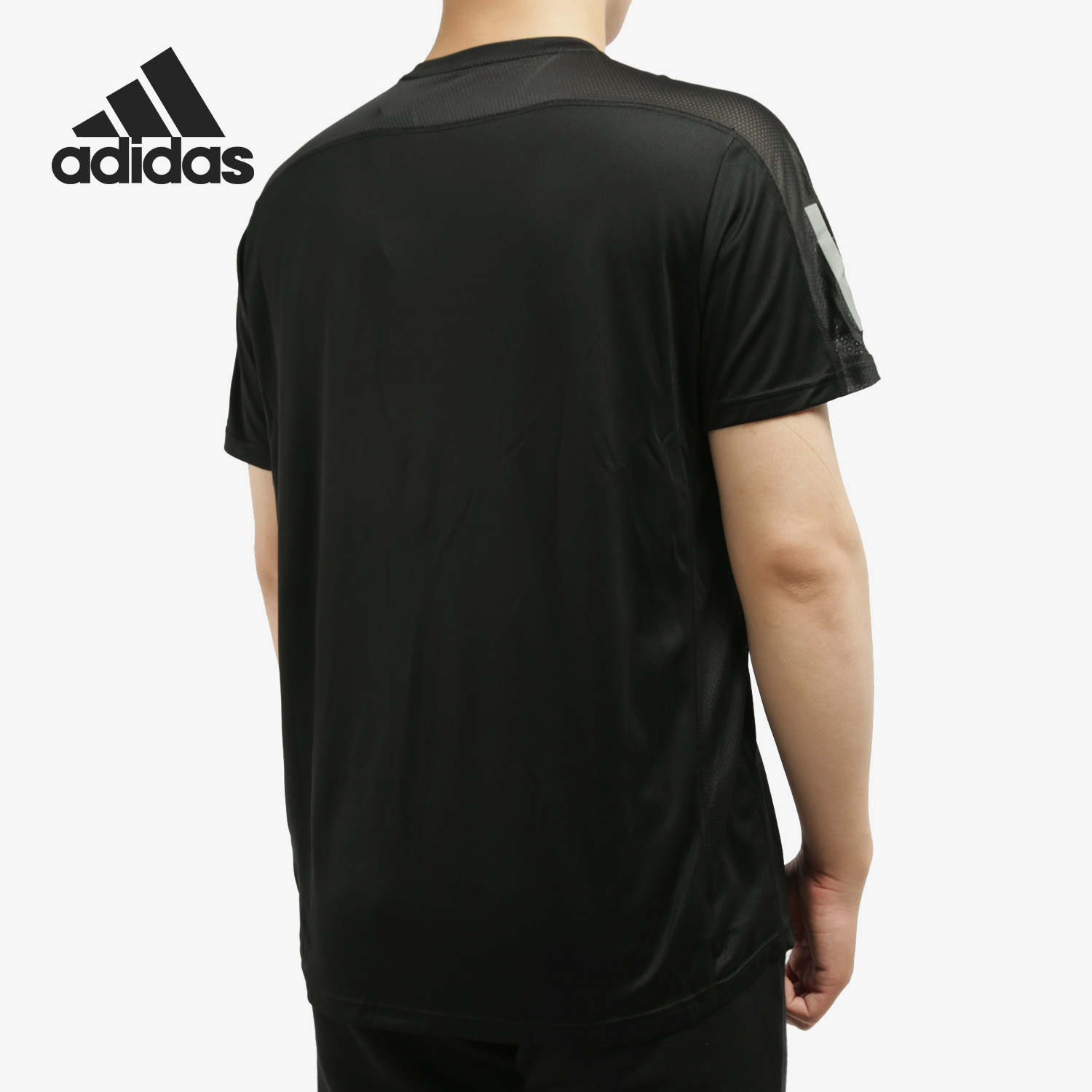 Adidas/阿迪达斯正品 新款户外男子透气休闲运动短袖 FS9799 - 图1