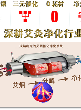 明火无烟熏蒸艾灸仪排烟净化一体