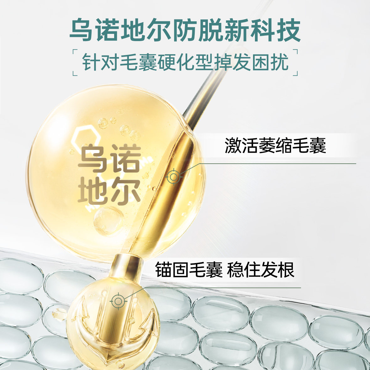 【女士防脱专属】蔓迪女士防脱洗发水乌诺地尔强韧发根固发养育发