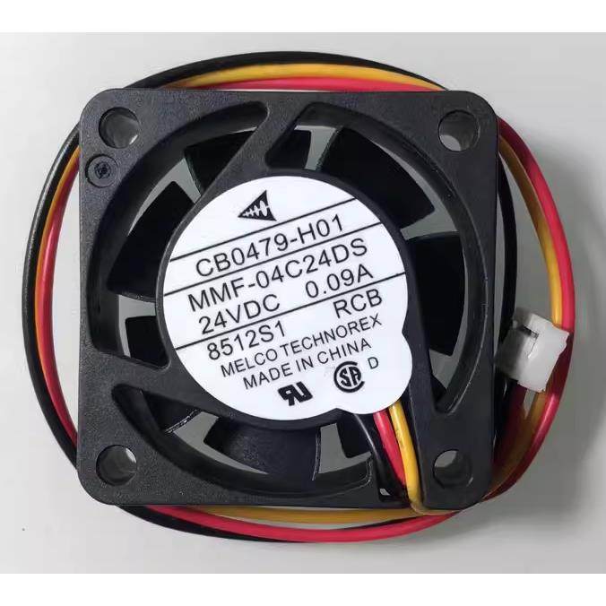 热销全新三菱MR-J3驱动器风扇CB0479-H01 MMF-04C24DS-RCB 24V 0. - 图1