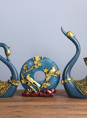 轻奢风酒柜玄关工艺品结婚礼物