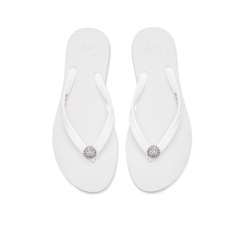 Stuart Weitzman/SW BALLSOFFIRE FLIP FLOP 夏季水晶人字拖外穿 - 图3