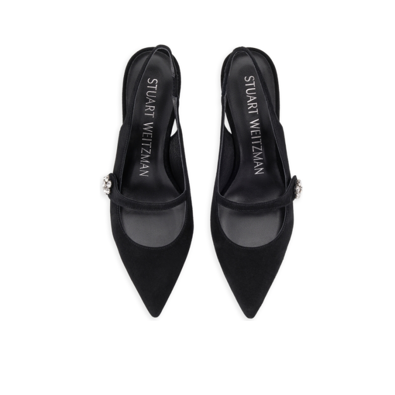 SW CRYSTAL FLEUR 50 BLOCK SLINGBACK 花型水晶露跟高跟鞋婚鞋女,淘宝优惠券,粉丝福利购,淘宝优惠卷