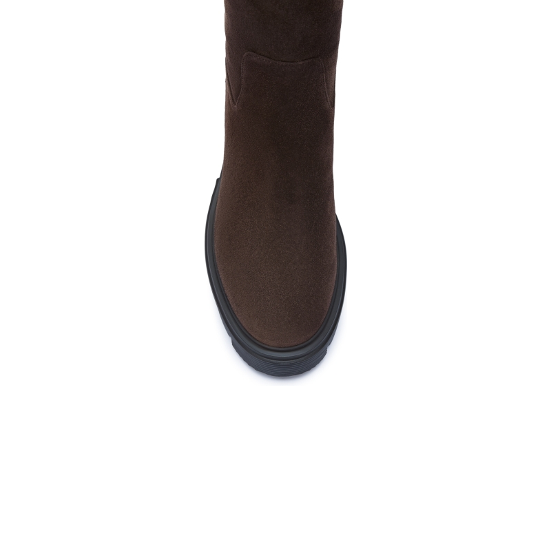 Stuart Weitzman/SW SOHO KNEE-HIGH BOOT春季厚底长筒靴骑士靴-图3