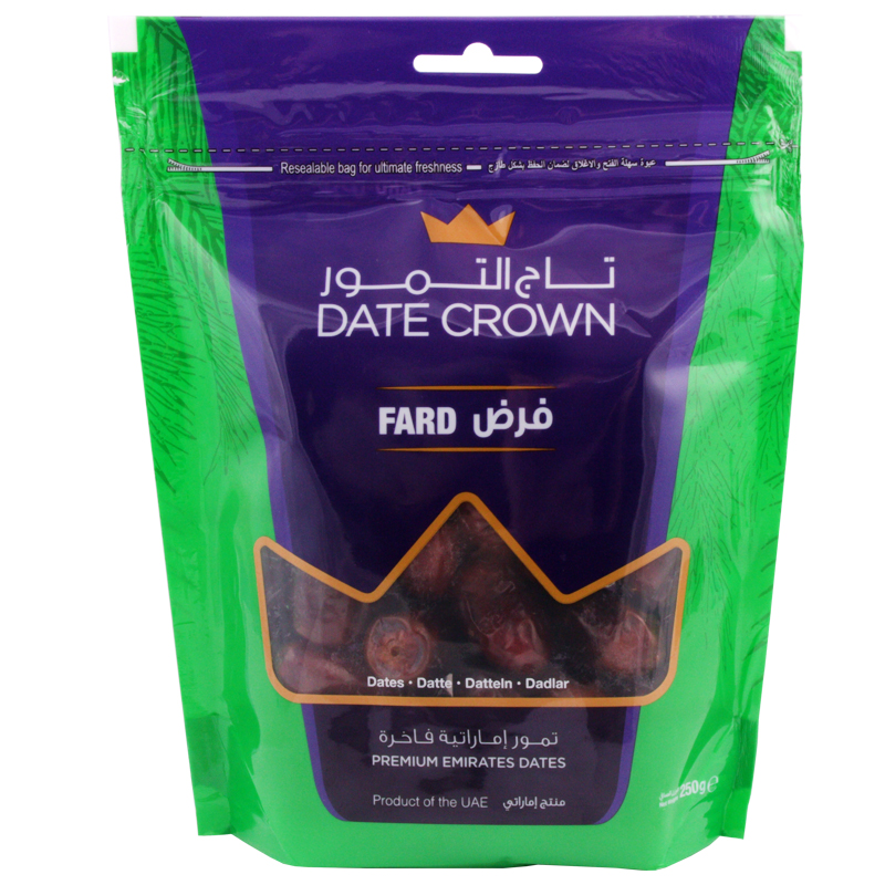 迪拜椰枣Arabic DATE CROWN Dates阿联酋进口Fard皇冠椰枣 1kg-图1