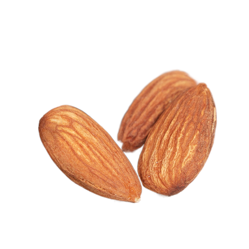 美国大杏仁扁桃仁坚果 Badam roasted almond RAW ALMONDS 1000g-图2