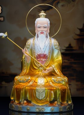 三清道祖树脂神像家用供奉摆件