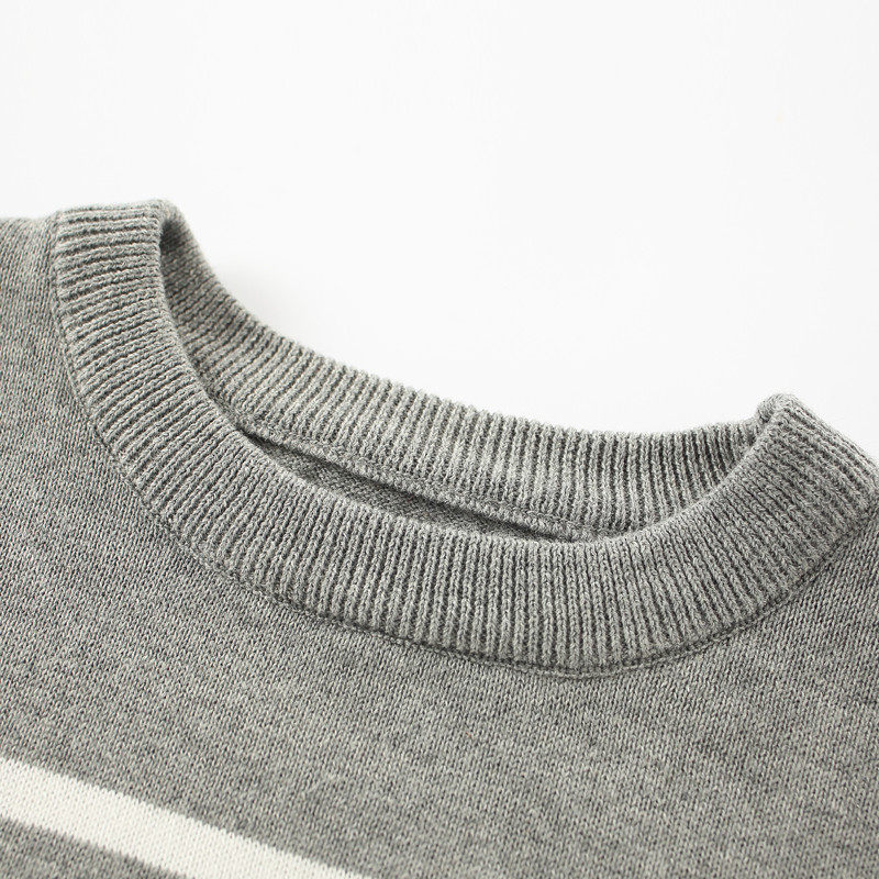 2026新中大童打底条纹套头纯棉男童毛衣圆领春秋洋气针织衫,淘宝优惠券,粉丝福利购,淘宝优惠卷