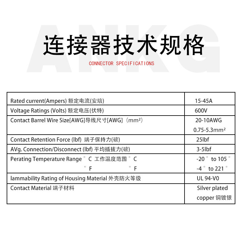 单极安德森插头PB45大电流单极插接件连接器 电池/UPS充电插头 - 图1