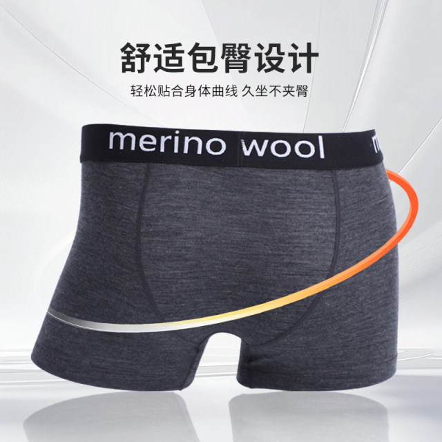 Merino wool underwear ຜູ້ຊາຍກິລາ boxers