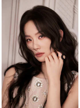 戒指合集   复古黑色花朵戒指女菱格爱心新品蝴蝶结D珍珠指环镜面