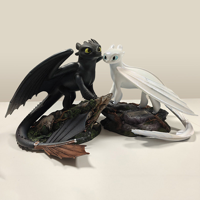 野兽王国 驯龙高手无牙仔 夜煞没牙仔收藏手办雕像摆件礼物,淘宝优惠券,粉丝福利购,淘宝优惠卷