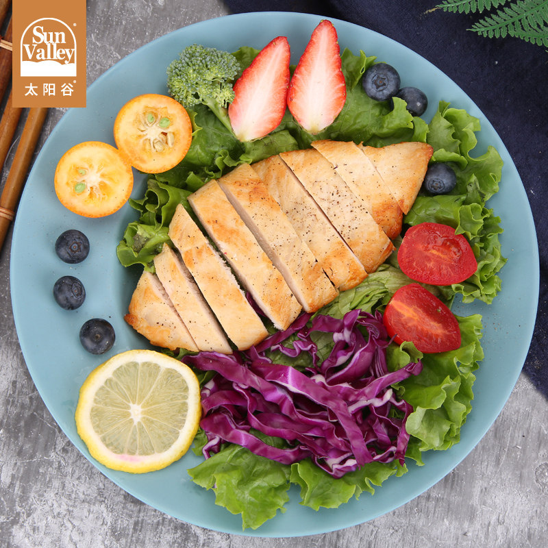 太阳谷鸡胸肉即食120g*10鲜鸡脯肉 太阳谷鸡胸