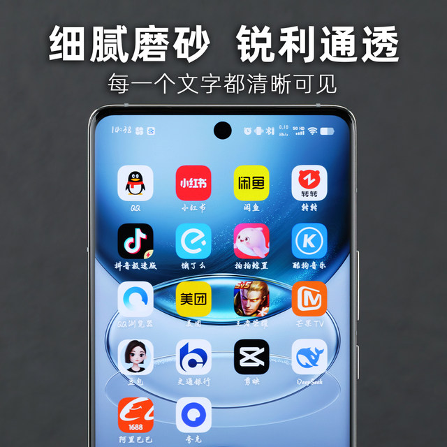 Suitable for vivo mobile phone matte film to prevent fingerprints and hand sweat