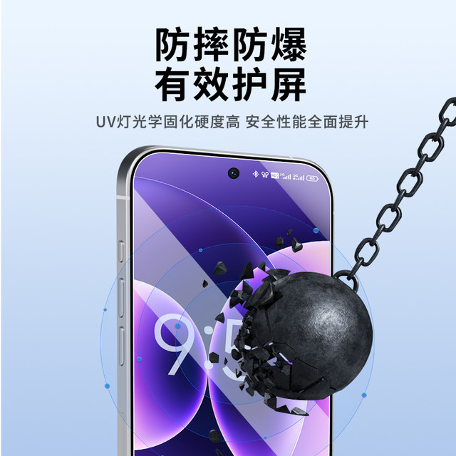 Suitable for Xiaomi series mobile phone UV glue-free UV film