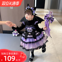 Coulomey clothes girl Halloween Childrens clothing Liandress Loretta Princess Leita Skirt Birthday Autumn Winter dresses