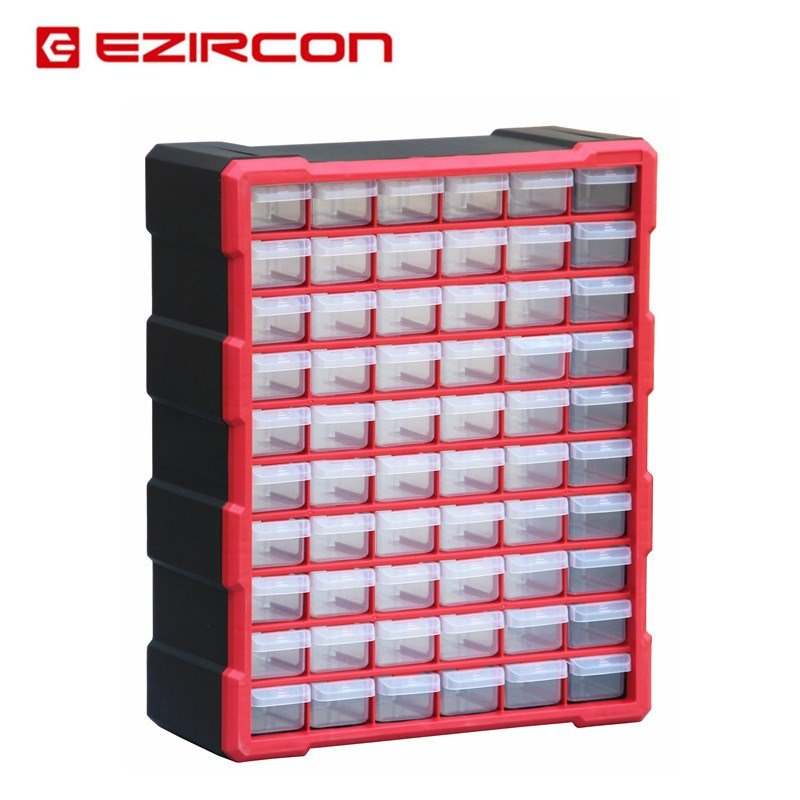 抽屉式零件盒分格箱多层积木电子元件收纳柜长方形组合60抽 - 图1