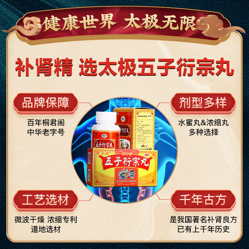 太极早泄调理养治疗前列腺遗精中药 太极医药男科用药